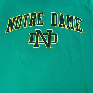 Vintage Notre Dame Fighting Irish T Shirt Hammes Bookstore Navy Single Stitch M